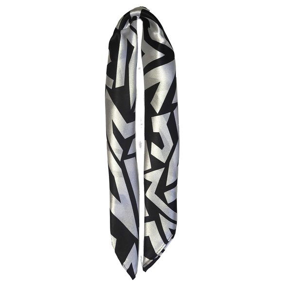 NWT Genuine 100% Mulberry Silk Satin Scarf 20"x20" Small Square Shawl 5415 - Picture 6 of 8